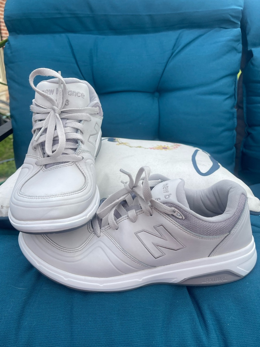 New Balance 813 Rollbar Walking Shoes Women’s 10 Gray Comfort Stability Sneakers